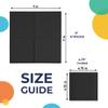 Party Solids Black Napkins Disposable Everyday 50 Pcs 2 Ply Black Cocktail Napkins Paper Everyday For Parties & Party Supplies view 3