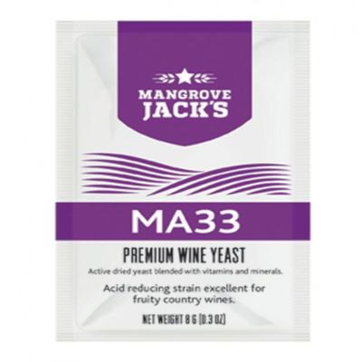 2x Mangrove Jack's Wine Yeast - MA33 8g