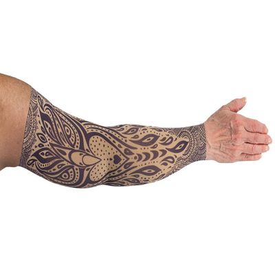 Lymphedivas Athena Arm Sleeve 30-40mmHg Long with Diva Diamond Band (Large)