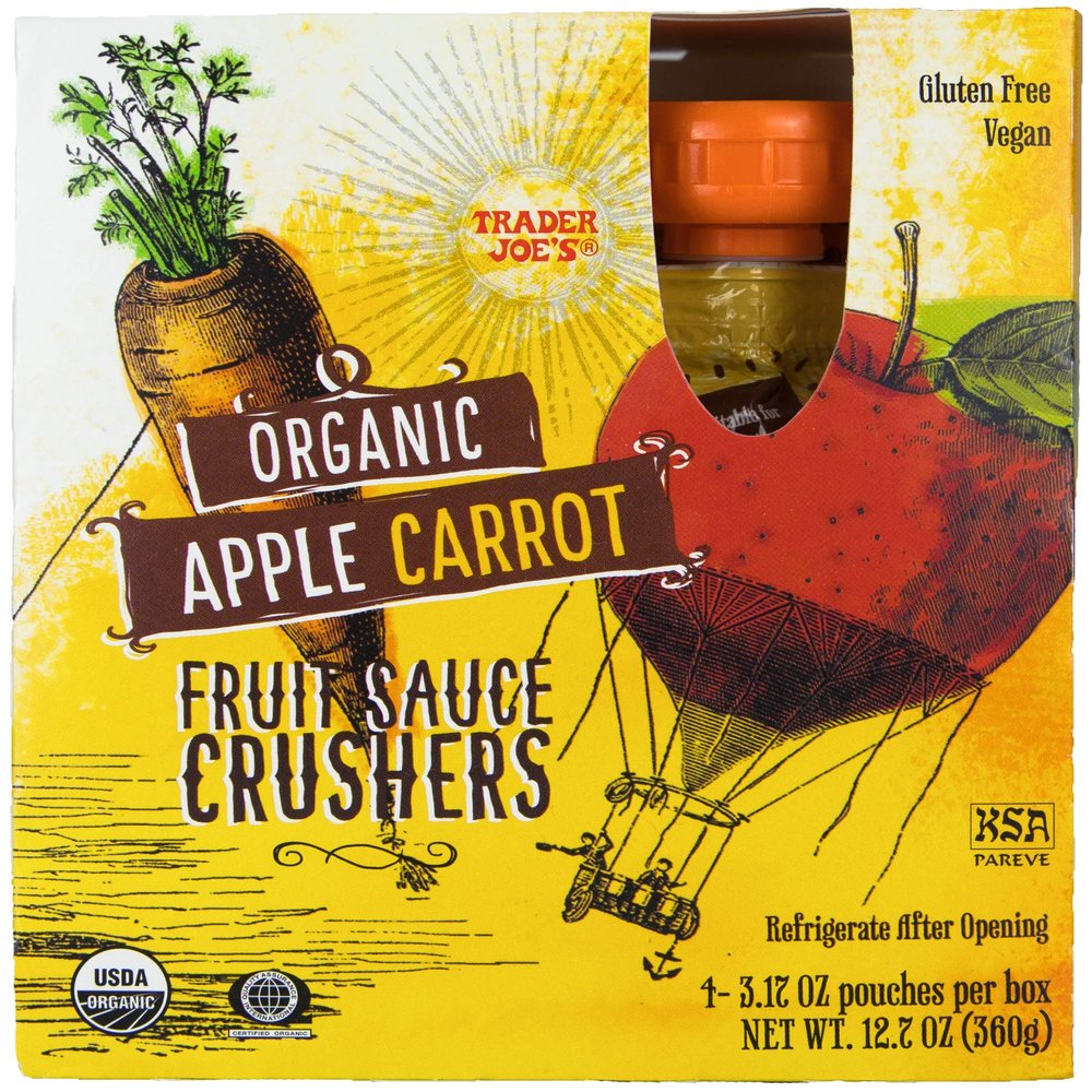 Trader Joe's Organic Apple Carrot Fruit Sauce Crushers