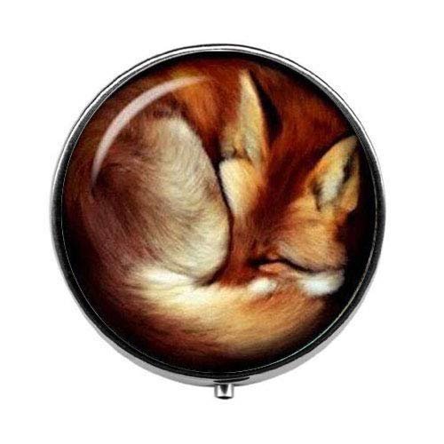 Animal Fox - Animal Fox Pill Box - Charm Pill Box - Glass Candy Box