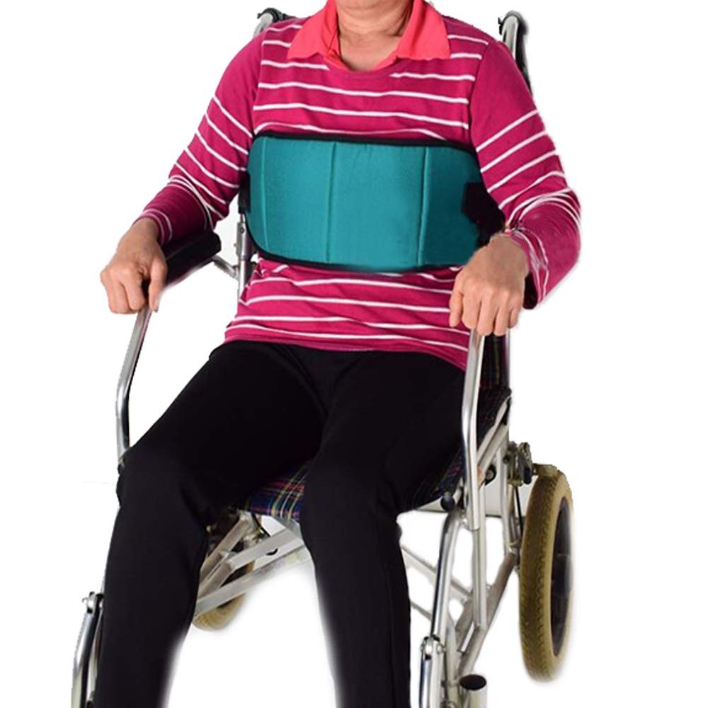 YAOBAO Mobility Scooter Seat Belts, Adjustable Wheelchair Safety Belt Soft Cushion Belt for Bed Wheelchair Safety Harness, Wheelchair Seat Belt for Epilepsy, Parkinson's, Elderly Care,A
