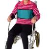 YAOBAO Mobility Scooter Seat Belts, Adjustable Wheelchair Safety Belt Soft Cushion Belt for Bed Wheelchair Safety Harness, Wheelchair Seat Belt for Epilepsy, Parkinson's, Elderly Care,A view 1