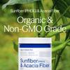 Essential Stacks Organic Sunfiber Prebiotic Fiber (Partially Hydrolyzed Guar Gum/PHGG) with Acacia Fiber Powder - Gluten Free, Non-GMO & Unflavored (7.4 oz) view 4