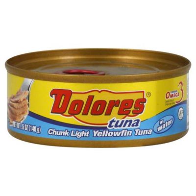 Dolores Chunk Light Yellowfin Tuna In Water 5 OZ (Pack of 1)