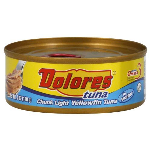 Dolores Chunk Light Yellowfin Tuna In Water 5 OZ (Pack of 1)