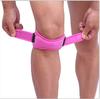 1Pair Adjustable Knee Support Brace Patella Sleeve Wrap Cap Stabilizer Sport Outdoor Running Basketball Harm Prevent (Rose) view 1
