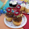 Rustic Arkansas State Flag Distressed USA Cupcake Picks Toppers Decoration Set of 6 view 4