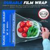 Duck Food Safety Film, 18 inch x 2000ft Plastic Wrap, Commercial Grade, Great for Sealing and Storage, Used for Food Service Industry, Easy to Use Slide Cutter for Clean Cut Use (4 Box) view 4