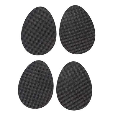 10 Pairs Women Men Black Non-Slip Self Adhesive Grips Shoes Sticker High-Heeled Sole Pads Protector No Slip Cushion Heel Replacement Pad Prevention