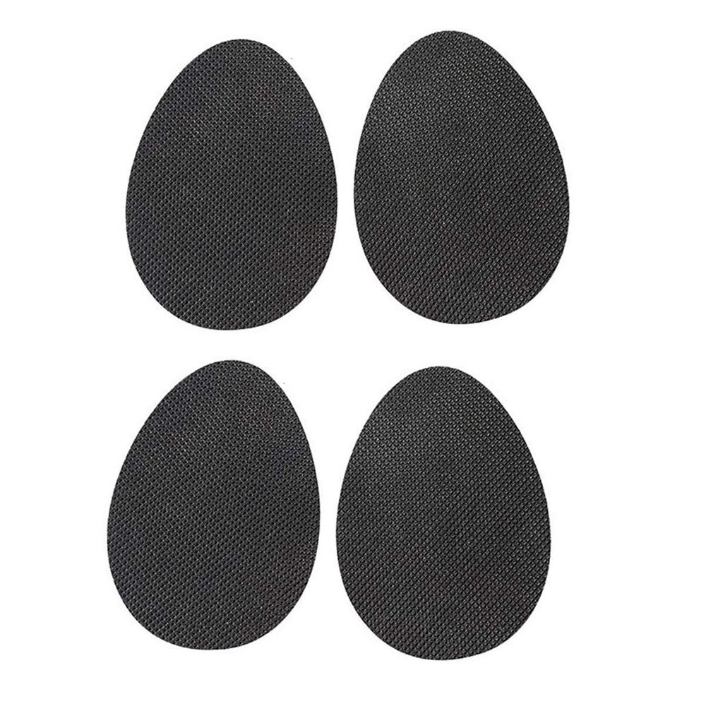 10 Pairs Women Men Black Non-Slip Self Adhesive Grips Shoes Sticker High-Heeled Sole Pads Protector No Slip Cushion Heel Replacement Pad Prevention