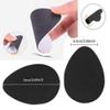 10 Pairs Women Men Black Non-Slip Self Adhesive Grips Shoes Sticker High-Heeled Sole Pads Protector No Slip Cushion Heel Replacement Pad Prevention view 4