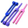 G.S Limited Edition Colorful Set of 3 Pcs Aluminum Sensory Tuning Forks C 128 256 512 Purple, Pink and Blue Set view 1