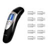 Coolker Ketone Breath Analyzer Professional Grade Accuracy Digital Ketone Breath Meter Tracing Ketosis Status with 10 Mouthpieces(Black) view 1