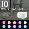 Magicteam White Noise Machine 10 Colors Lights and 25 Soothing Sounds Sleep Sound Machine with 5 Timers with Memory Feature Portable Sound Machine for Baby Adults. (White) view 3