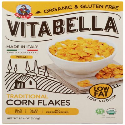 VITABELLA Organic Traditional Corn Flakes, 10.6 OZ