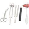 LAJA Imports Set Of 5 Pcs Reflex Percussion Taylor Hammer + Penlight + Tuning Fork C 128 C 512 + Bandage Scissors view 1