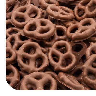Milk Chocolate Pretzels - 5 Pound Bulk Pack - Chocolate-Covered Pretzels for Office Bowls, Snacking, and Gifting - Sweet & Salty Snack - Crunchy Holiday Treat