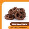 Milk Chocolate Pretzels - 5 Pound Bulk Pack - Chocolate-Covered Pretzels for Office Bowls, Snacking, and Gifting - Sweet & Salty Snack - Crunchy Holiday Treat view 3