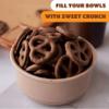 Milk Chocolate Pretzels - 5 Pound Bulk Pack - Chocolate-Covered Pretzels for Office Bowls, Snacking, and Gifting - Sweet & Salty Snack - Crunchy Holiday Treat view 4