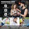 LanM Medical Alert Bracelets for Men Medical Bracelet for Women Silicone Medical ID Bracelet Type 1 Diabetes Bracelet Medical Alert Bracelet (Black 2) view 2
