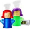 Abnaok Microwave Cleaner, 2 PCS Angry Mama Microwave Cleaner Microwave Oven Steam Cleaner Easily Clean in Minutes Cleans Add Vinegar and Water for Home or Office with English Manual view 1