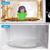 Abnaok Microwave Cleaner, 2 PCS Angry Mama Microwave Cleaner Microwave Oven Steam Cleaner Easily Clean in Minutes Cleans Add Vinegar and Water for Home or Office with English Manual view 4
