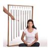 TFS Tuningforkshop Wooden Stand To Hold Up to 9 Pipes Tuned Pipes for sound healing (Only Stand) view 1