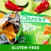 Quest Nutrition Chili Lime Tortilla Style Protein Chips, 20g Protein, 3g Net Carbs, Gluten Free, 1.1 oz (Pack of 12) view 3
