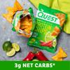 Quest Nutrition Chili Lime Tortilla Style Protein Chips, 20g Protein, 3g Net Carbs, Gluten Free, 1.1 oz (Pack of 12) view 4