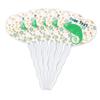 GRAPHICS & MORE Personalized Custom 1 Line Chameleon with Flowers Heart Love Cupcake Picks Toppers Decoration Set of 6 view 1