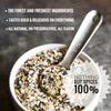 2 XL Bottles Everything Bagel Seasoning Blend 10 OZ each Bagel Allspice, Sesame Spice Shaker, Delicious Blend of Sea Salt and Spices Sesame Garlic Powder Onion Flakes, Multi Seasoning Shaker view 3