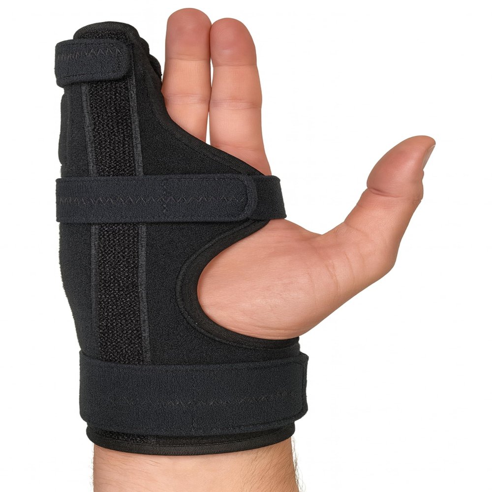 Metacarpal Finger Splint Hand Brace | Little Pinky Finger Splint For Boxer Fractures l Broken Ring or Hands Cast |Trigger Immobilizer Straightener l Ulnar Gutter Support | Boxer Brace | RIGHT L/XL