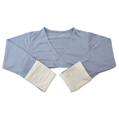 Edenswear Zinc-Filled Rayon Eczema Face Anti-Scratch Sleeve Cover Vest (12Months Bule)