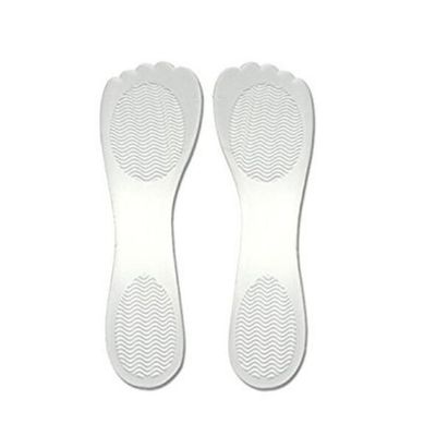 1Pair Women Lady Girls Self Adhesive Silicone Gel Non Slip Comfortable Insole High Heel Shoe Pad Cushion Shoe Inserts Metatarsal Pad for Pain Relieve (Clear)