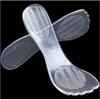 1Pair Women Lady Girls Self Adhesive Silicone Gel Non Slip Comfortable Insole High Heel Shoe Pad Cushion Shoe Inserts Metatarsal Pad for Pain Relieve (Clear) view 3