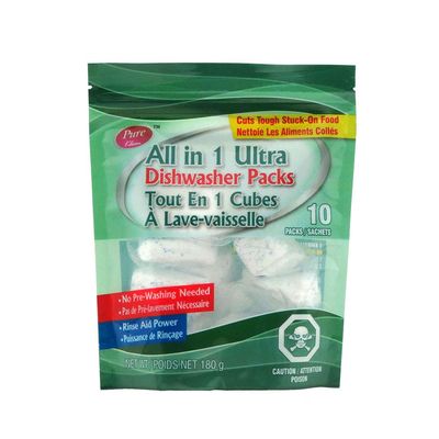 Dishwasher Packs 180g All in 1 Ultra by Pure-kleen