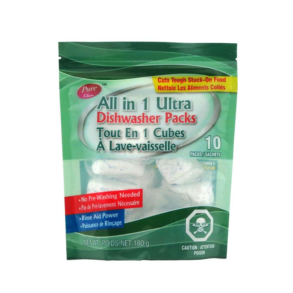 Dishwasher Packs 180g All in 1 Ultra by Pure-kleen