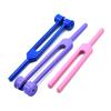 Precise Canada: Limited Edition Colorful Rainbow Set of 3 Pcs Aluminum Sensory Tuning Forks C 128 256 512 Purple, Pink and Blue Set view 1