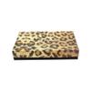 100 PC 5-3/8" x 3-7/8" Gift Boxes Jewelry Leopard Print Cotton Filled Batting Cardboard Box view 2