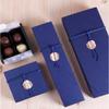 BBC Bakery 6 Cavity Chocolate Gift Packaging Box Wedding Party Paper Favor Boxes-Set of 10 (6 cavity blue) view 3