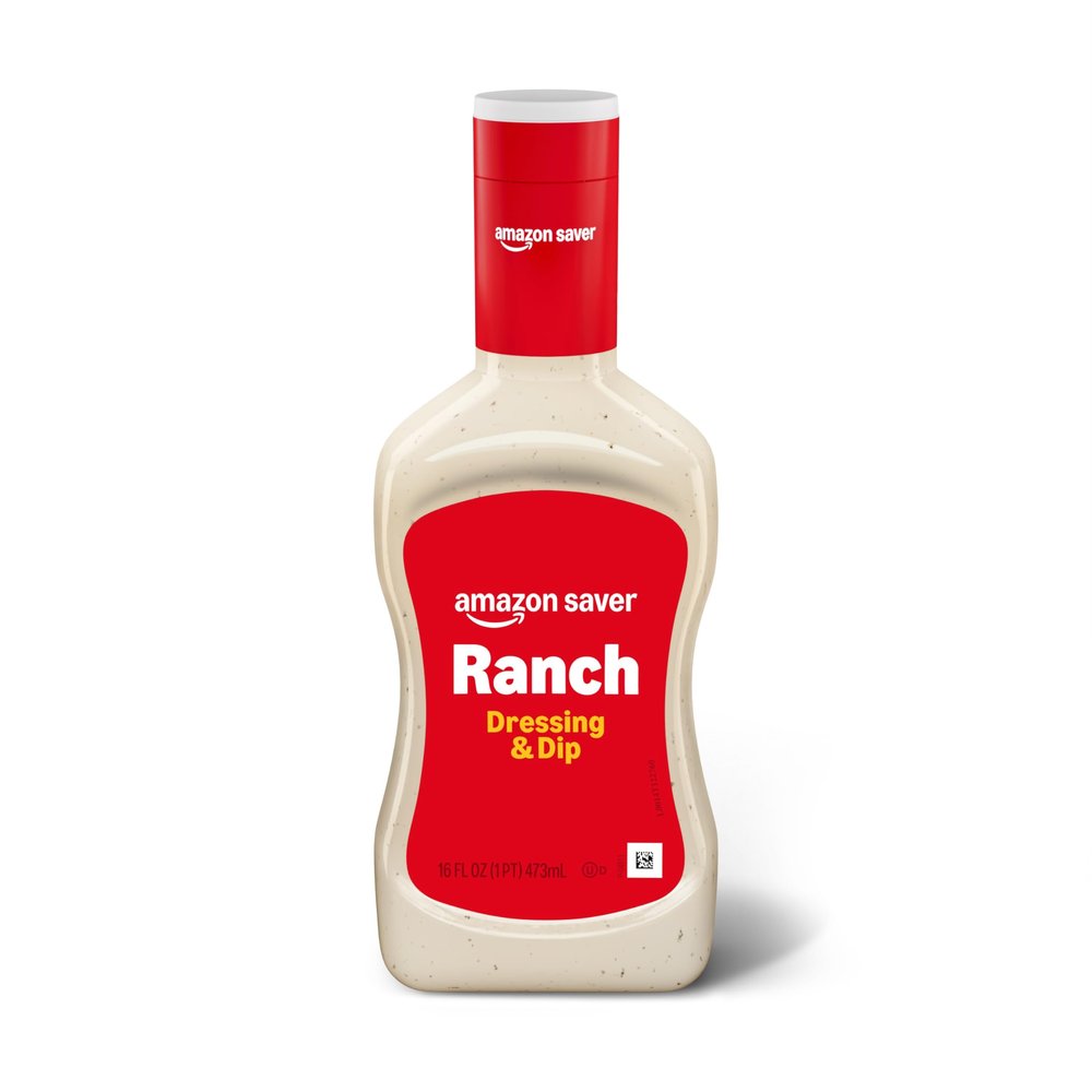 Amazon Saver, Ranch Dressing & Dip, 16 Fl Oz (Previously Happy Belly, Packaging May Vary)