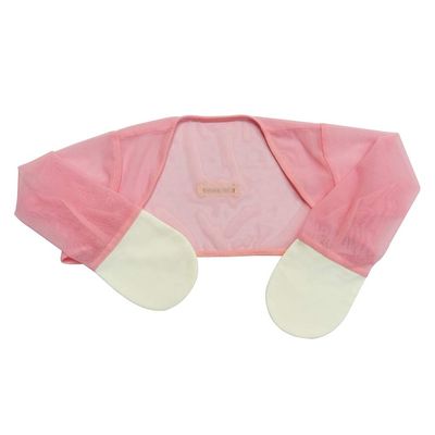 Edenswear Zinc-Infused Summer Mesh Mitten Sleeves for Kids with Eczema - Wet Wrap Therapy (Pink, 6 Months)