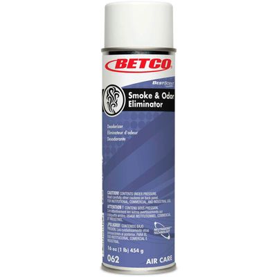 Betco Best Scent Smoke And Odor Eliminator - 12/Case, 16 oz. - Various, Clear - 0622300