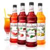 Monin - Summer Variety Pack, Fruit Flavored Syrup, Mango, Strawberry, Raspberry, & Watermelon Syrup, Simple Syrup for Margaritas, Lemonade, Cocktails, & More, Clean Label (1 Liter, 4-Pack) view 1