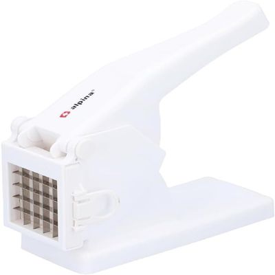 alpina Chip Cutter - 26.5 x 14 x 9 cm - Stainless Steel Blades - White