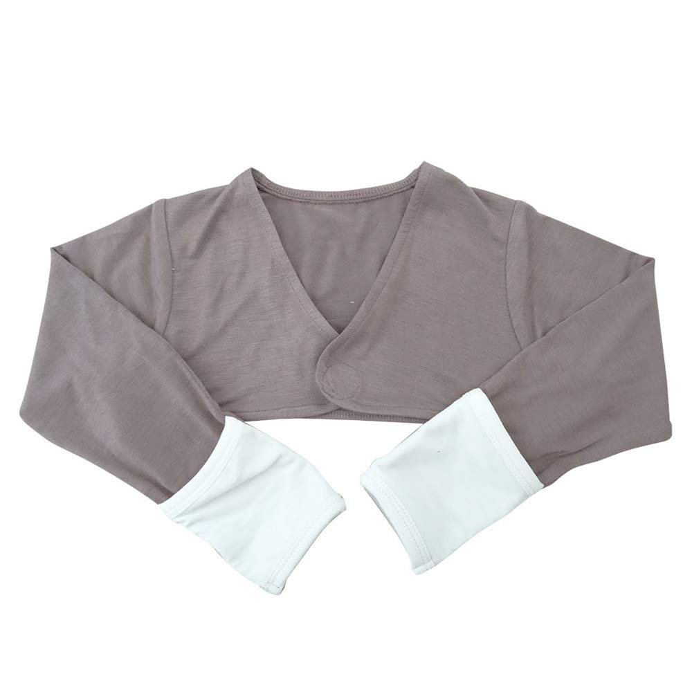 Edenswear Zinc-Filled Rayon Eczema Face Anti-Scratch Sleeve Cover Vest (24Months Grays)