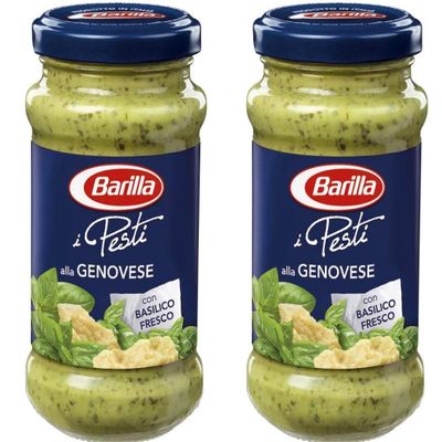 Barilla: "Pesto alla Genovese" With fresh basil - 6.7Ounce (190g) Bottles (Pack of 2)