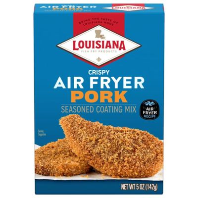 Louisiana Fish Fry Products Air Fry Pork Coating Mix, 5 Oz, Pack of 6