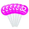GRAPHICS & MORE Personalized Custom 1 Line Dachshund Wiener Dog Love Heart Cupcake Picks Toppers Decoration Set of 6 view 1